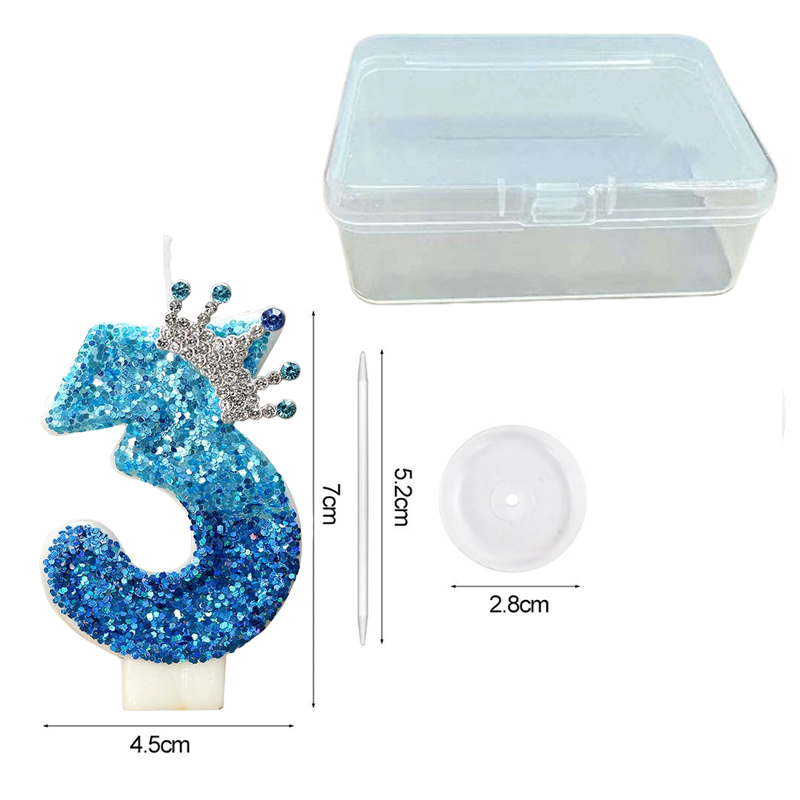 Creative Peacock Blue Crown Di - đánh giá và giá Candle Supplies Usa