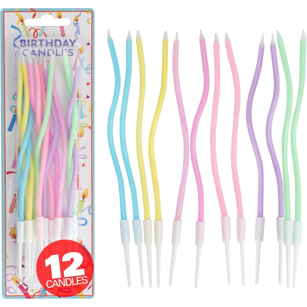 Rainbow Spiral Birthday Cake C - đánh giá và giá Candle Supplies Usa