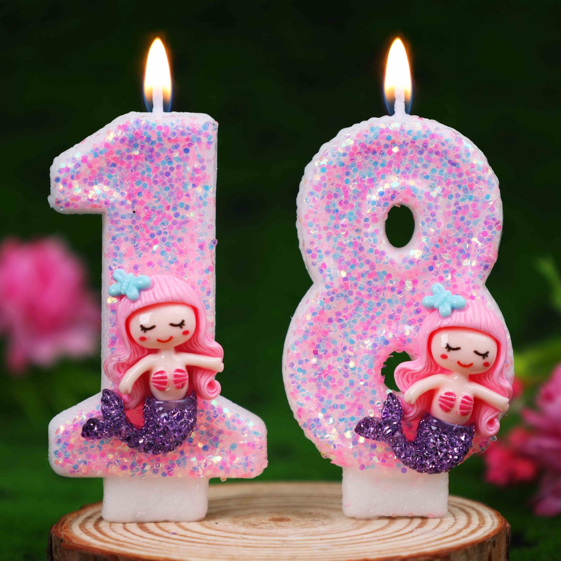 Creative Pink Mermaid 0-9 Digi - đánh giá và giá Candle Supplies Usa