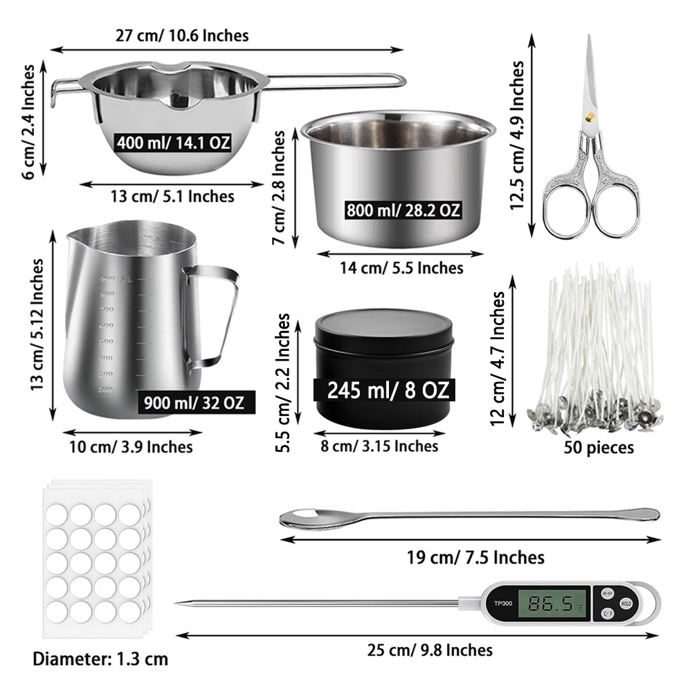 Glintmos DIY Candle Making Kit - đánh giá và giá Candle Supplies Usa