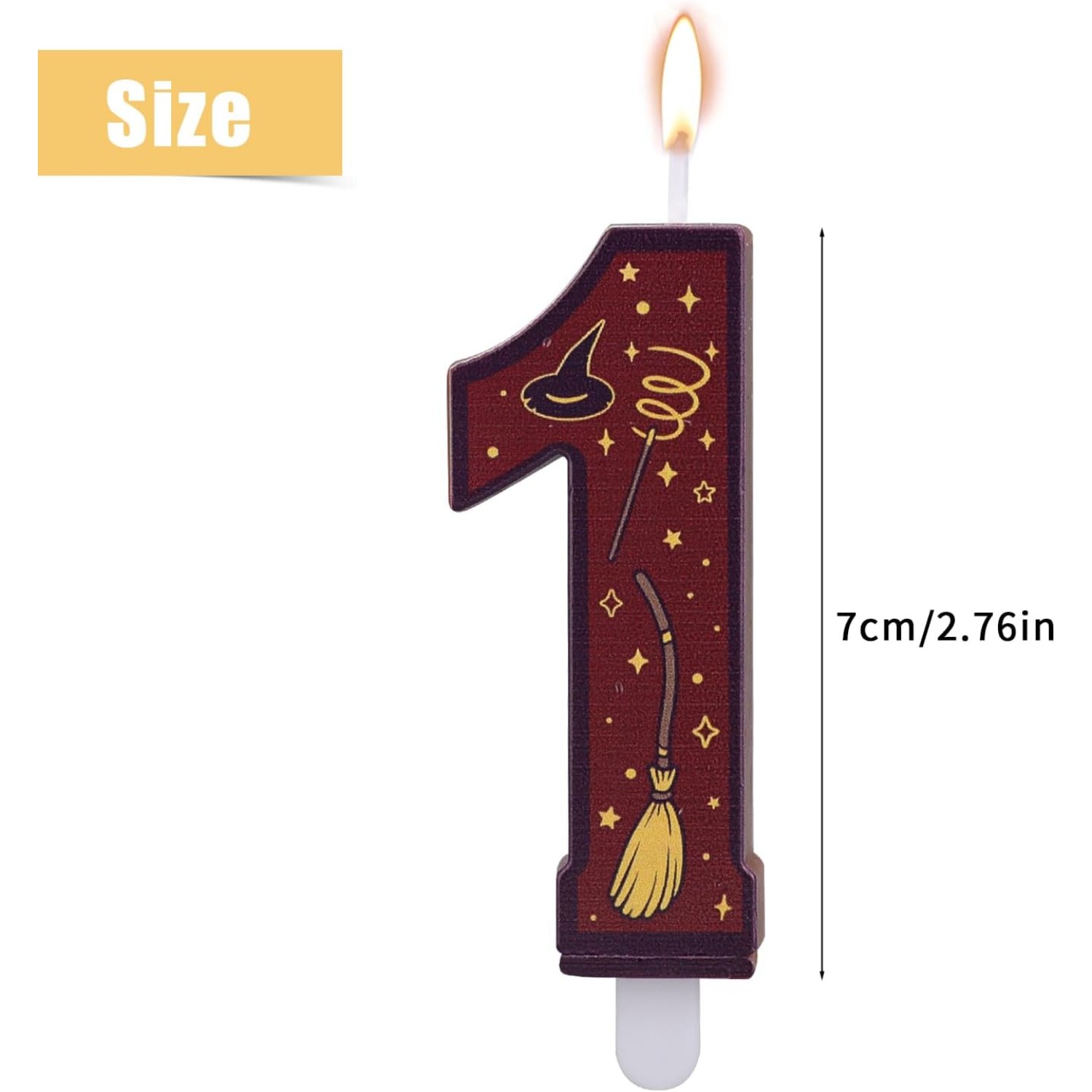 1 Set Number 0-9 Magical Theme - đánh giá và giá Candle Supplies Usa