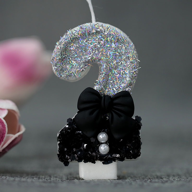 Midnight Bow & Pearl 0-9 Numbe - đánh giá và giá Candle Supplies Usa