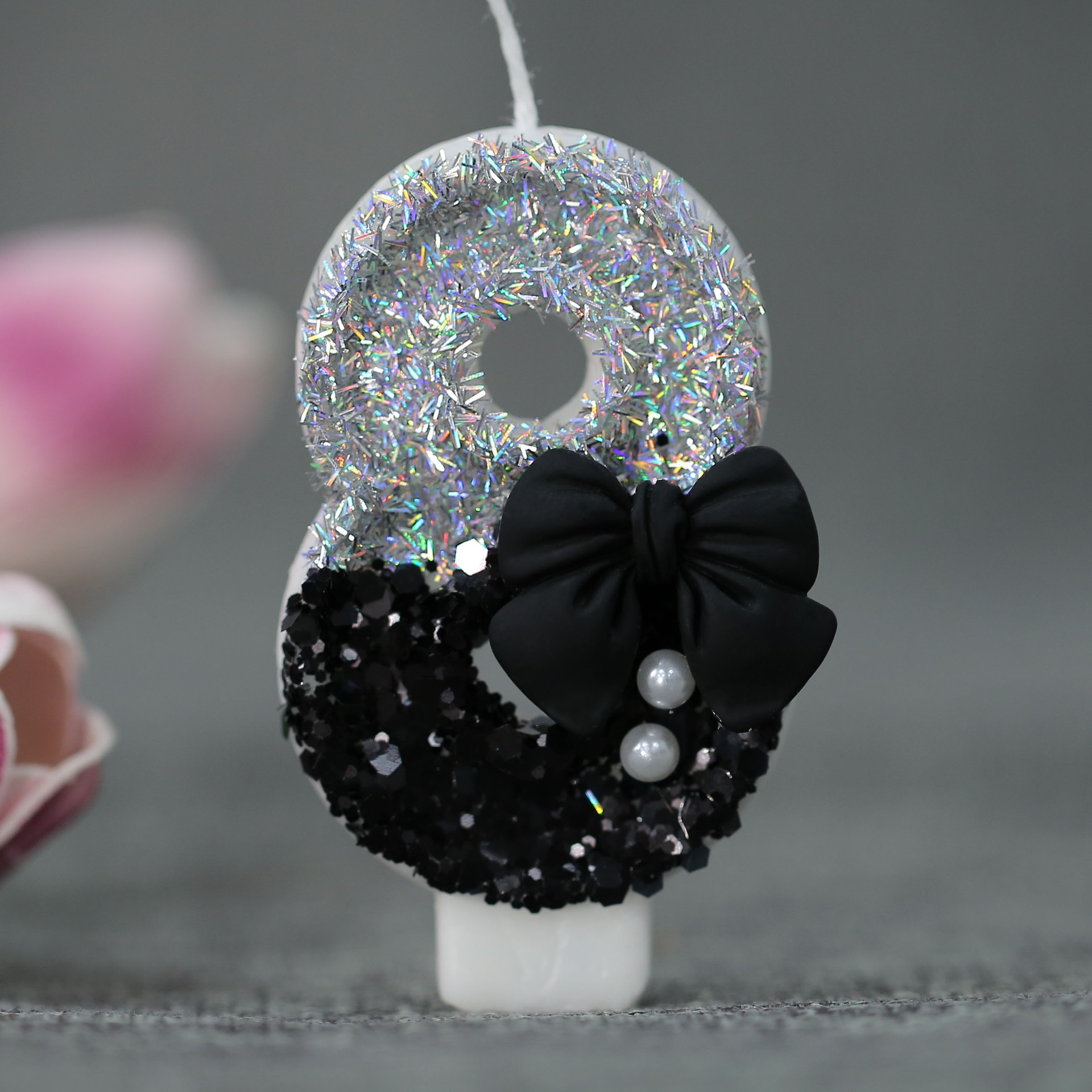 Midnight Bow & Pearl 0-9 Numbe - đánh giá và giá Candle Supplies Usa